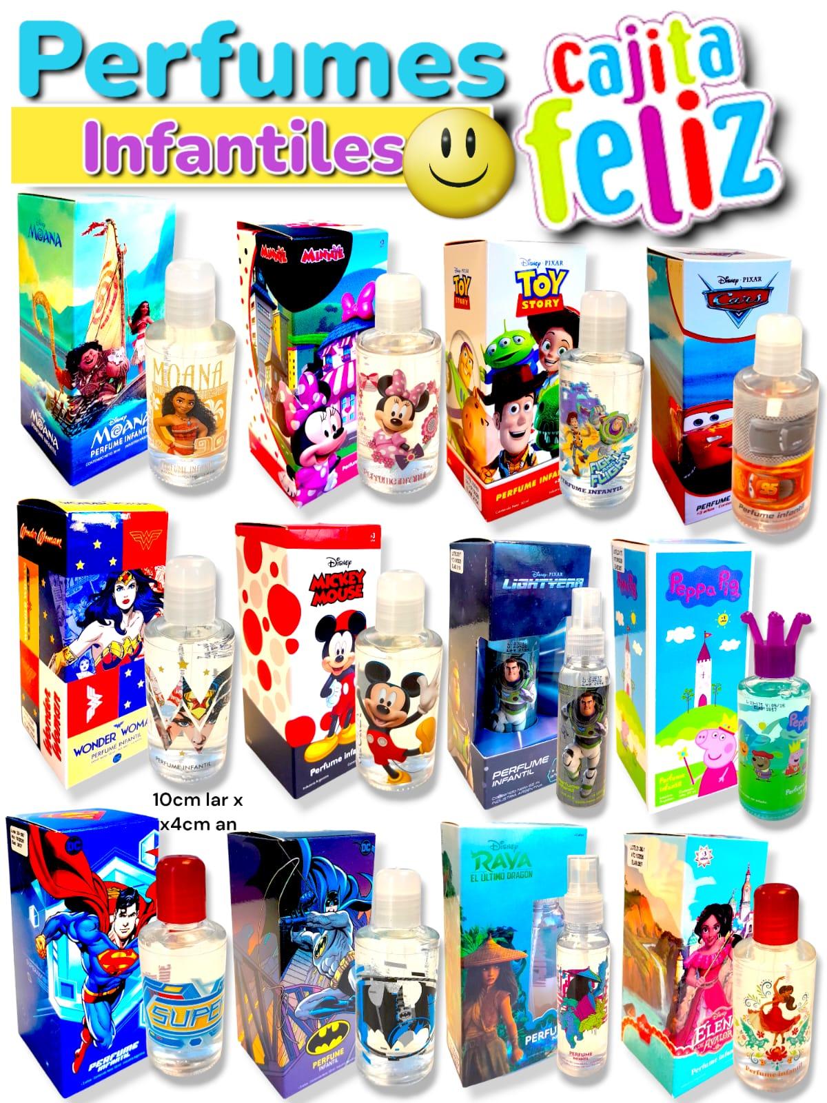 Caja Feliz x 12 Perfumes con LICENCIA DISNEY