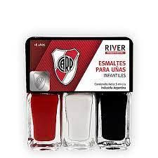 Trio de esmaltes RIVER PLATE licencia oficial VTO CORTO DICIEMBRE 25